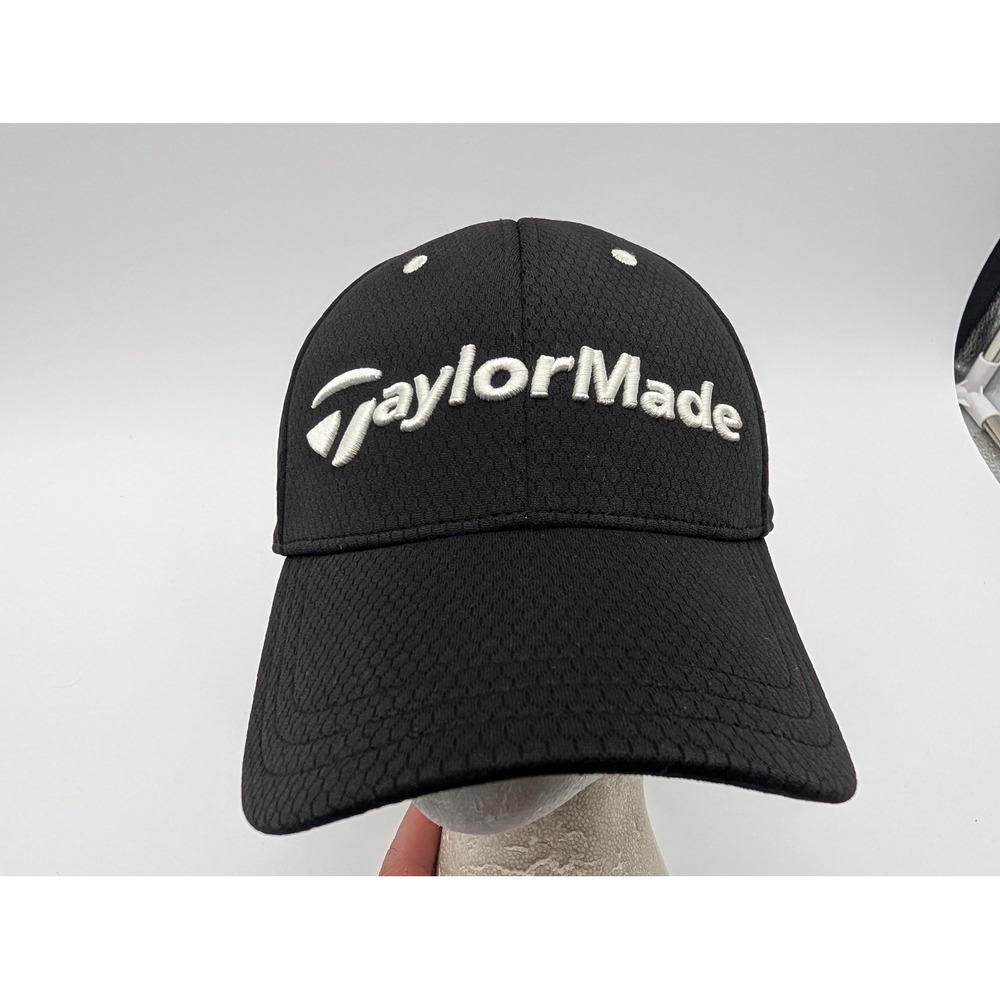TaylorMade Adidas Golf Hat Black A-Flex R1 Lethal Embroidered Mens L/XL